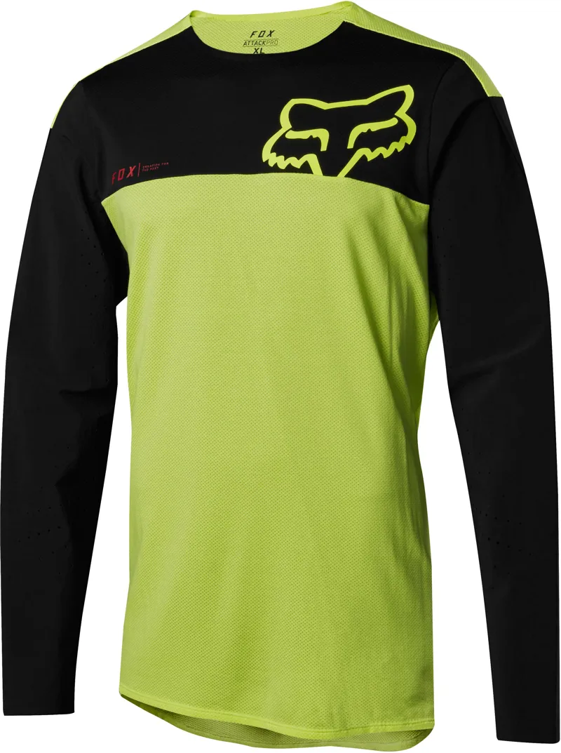 Fox Attack Pro Jersey in Yellow/Black